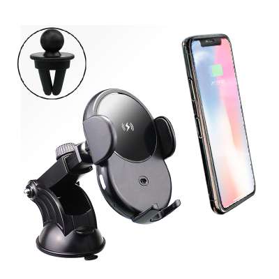 Wholesale 2020   New products Automatic Smart Phone Charging Wireless Car Charger with light Infrared Sense