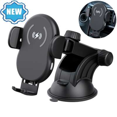 New Wireless Car Charger Air vent Mobile Phone Holders,10W Fast Wireless Charging Car