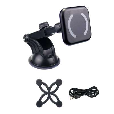 2020   Fully Automatic wireless magnetic car charger  magnet Cell phone Car Mount Holder 10w Qi Wireless Car Charger