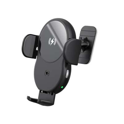 Wholesale 2 in1 Qi Wireless Car Charger for iPhone X XS XR for Samsung  10W Quick Wireless Charger Car Mount Mobile Phone Holder