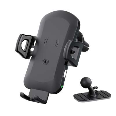 2020 New products fast qi wireless car charger A5 Infrared Auto-sens Air Vent Mount Smart Automatic Clamping for mobile phone