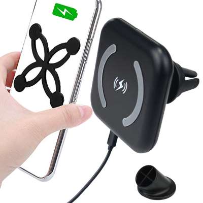 Factory Magnetic Car Wireless Charger Holder Air vent Phone Holder Wireless Car Charger 10W