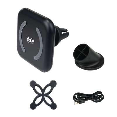 Amazon New Wireless Car Charger Magnetic Holder,Air Vent Phone Holder Wireless Charger Car Mount