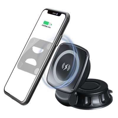 New Magnetic Qi Wireless Car Charger for iPhone 11  for Samsung S9 10W Quick Wireless Charger Car Mount Mobile Phone Holder